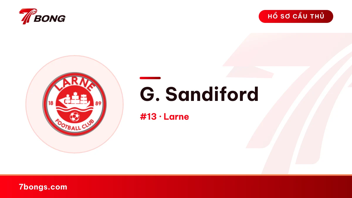 G. Sandiford — Larne