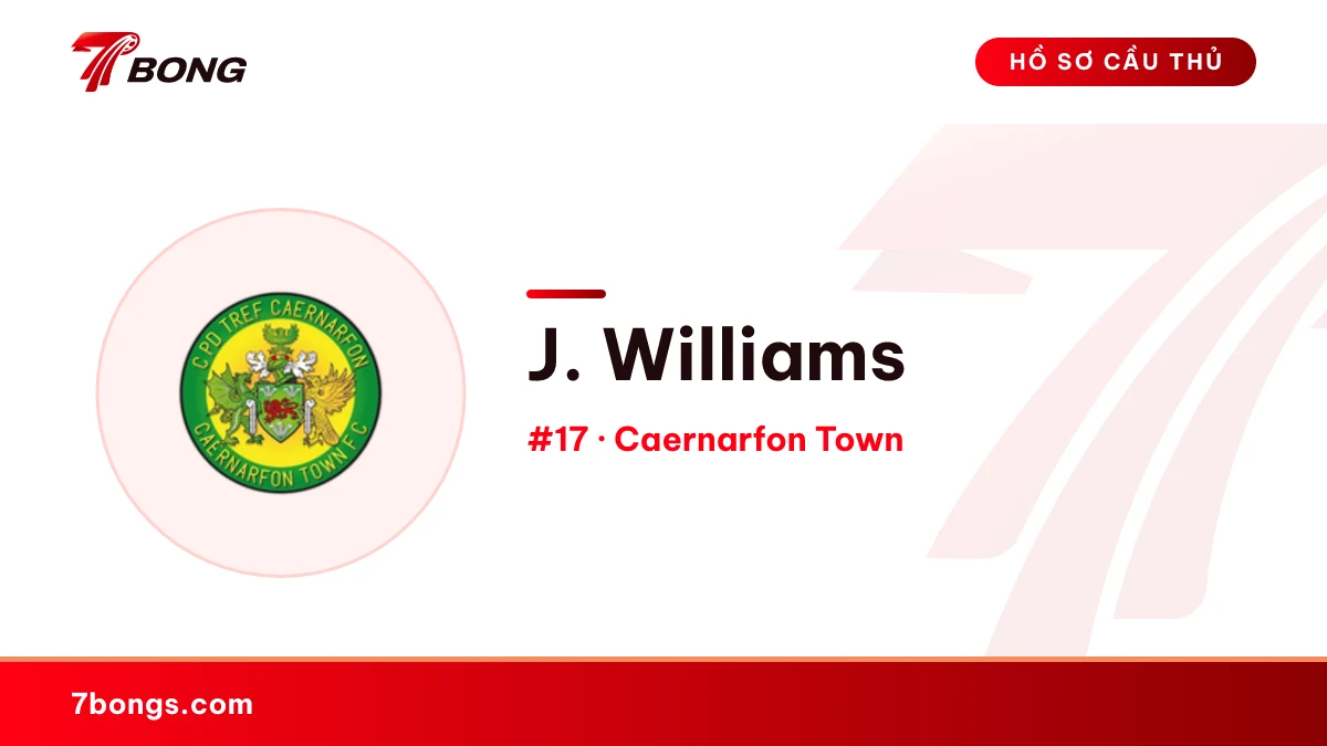 J. Williams — Caernarfon Town