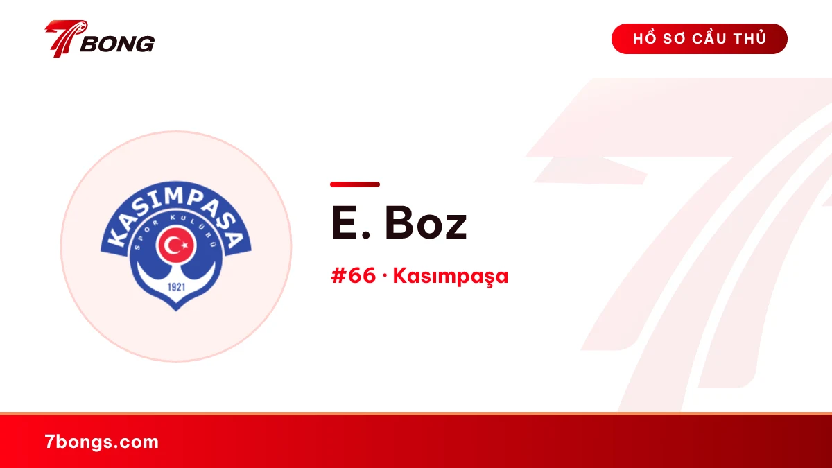 E. Boz — Kasımpaşa