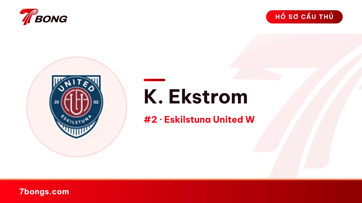 K. Ekstrom — Eskilstuna United W