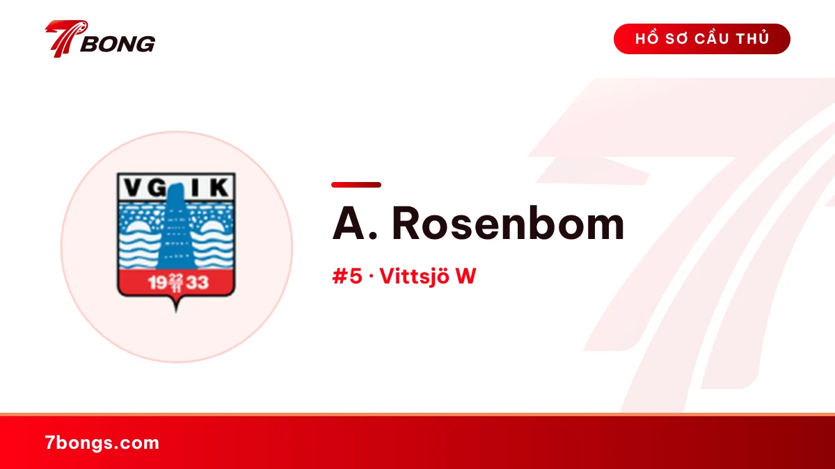 A. Rosenbom — Vittsjö W