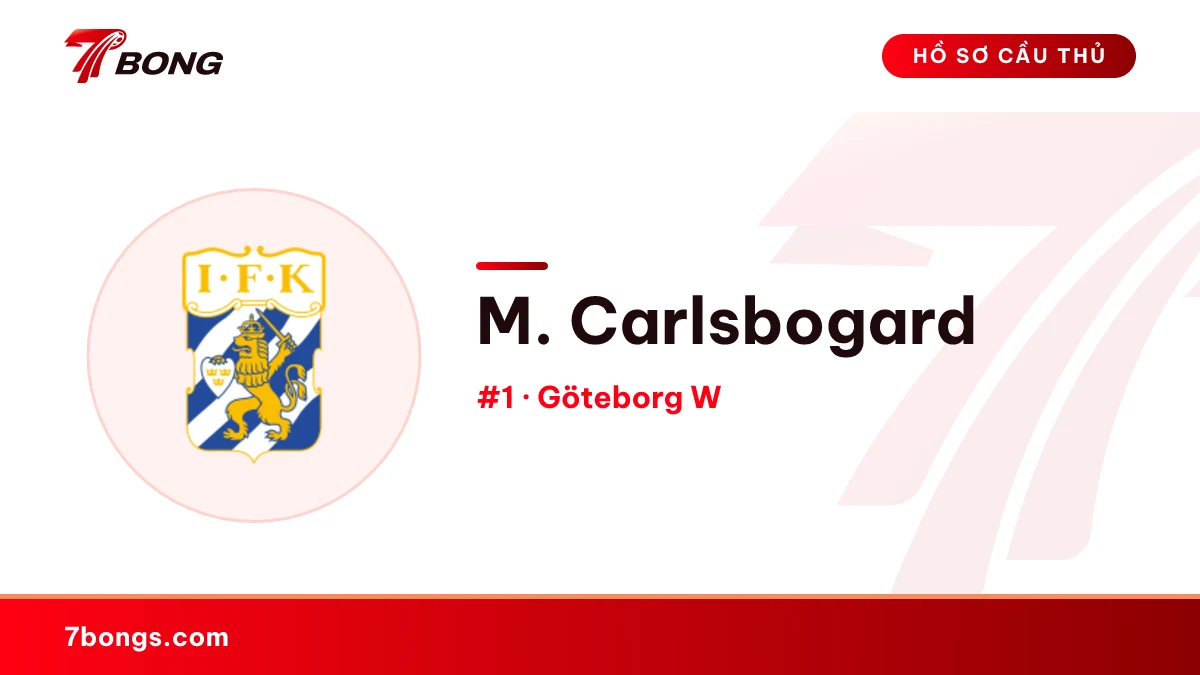 M. Carlsbogard — Göteborg W
