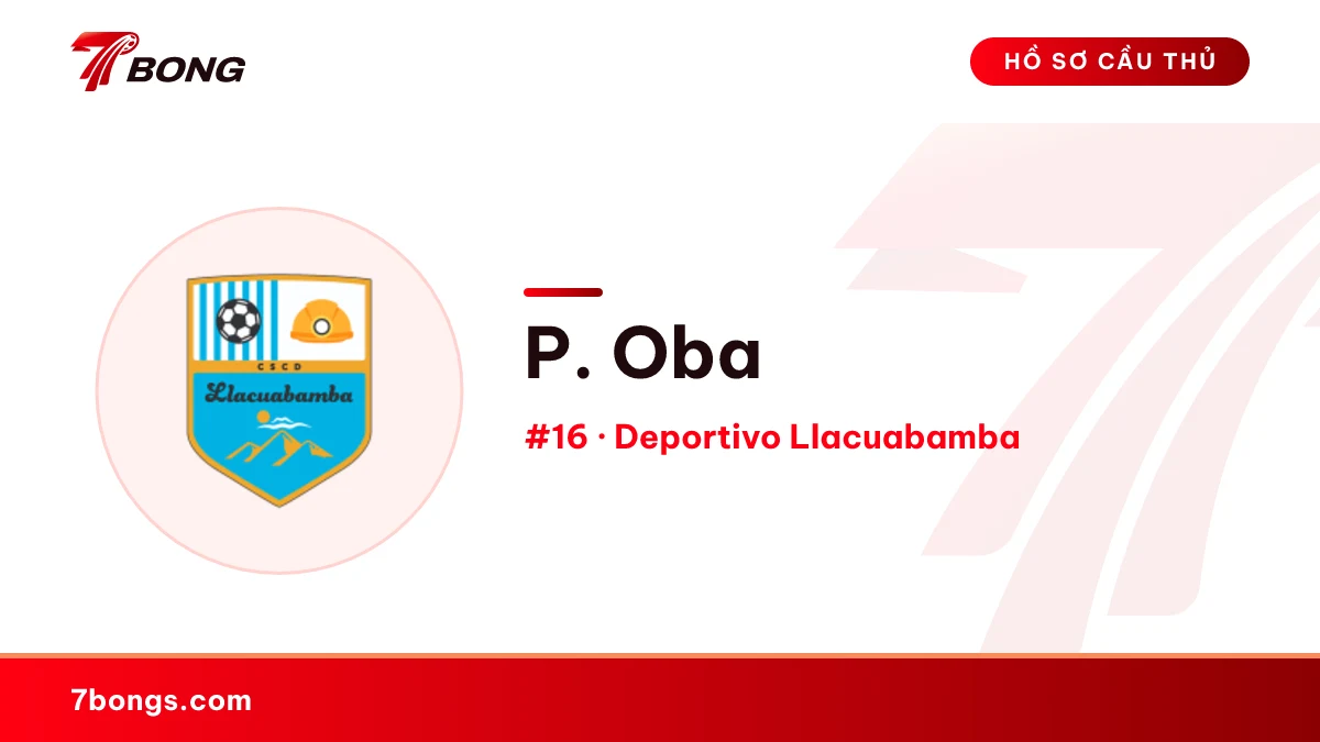 P. Oba — Deportivo Llacuabamba