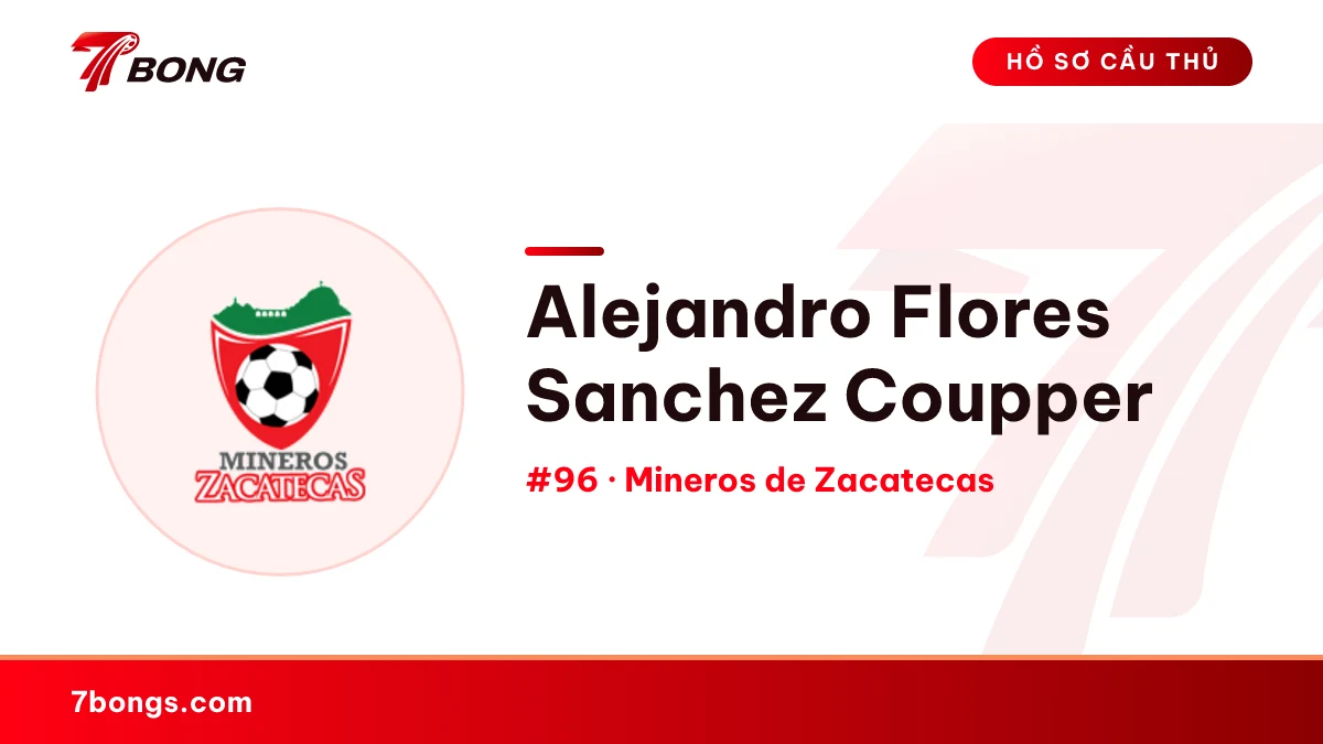 Alejandro Flores Sanchez Coupper — Mineros de Zacatecas