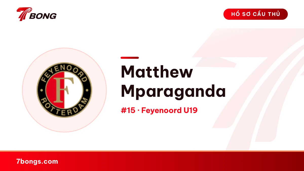 Matthew Mparaganda — Feyenoord U19