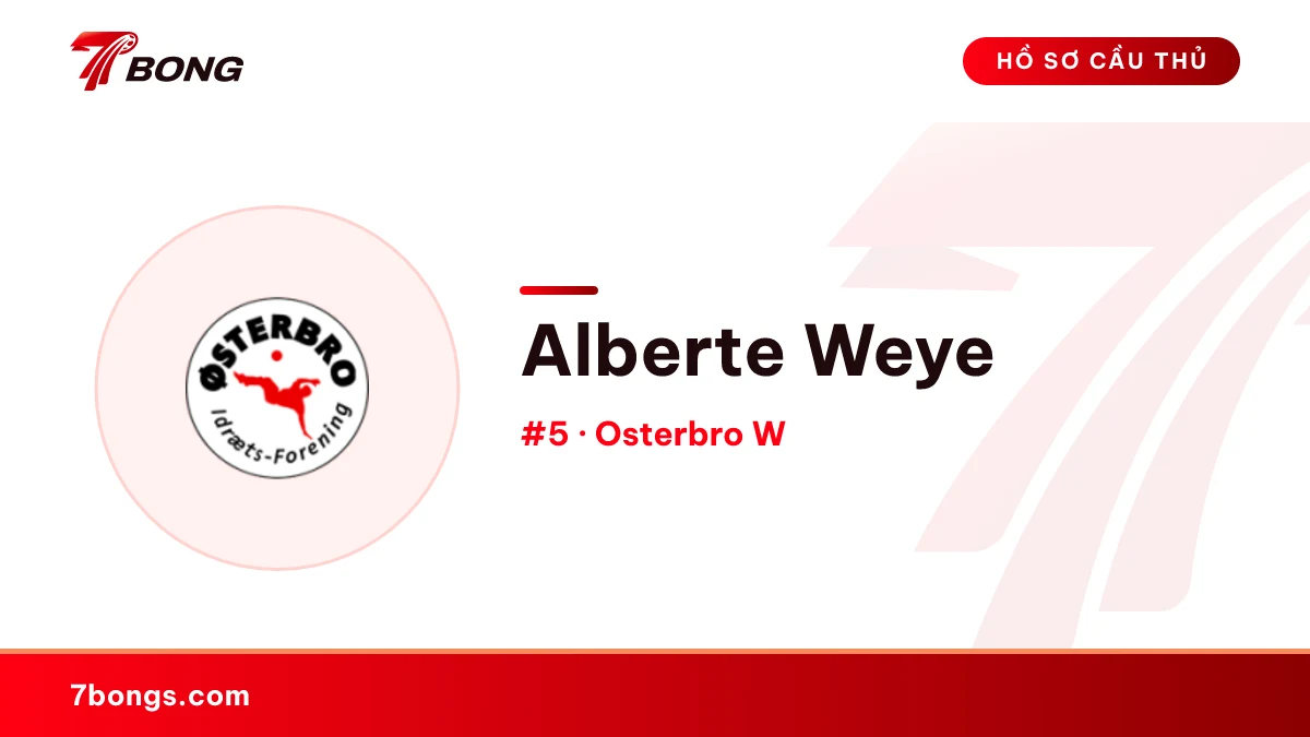 Alberte Weye — Osterbro W