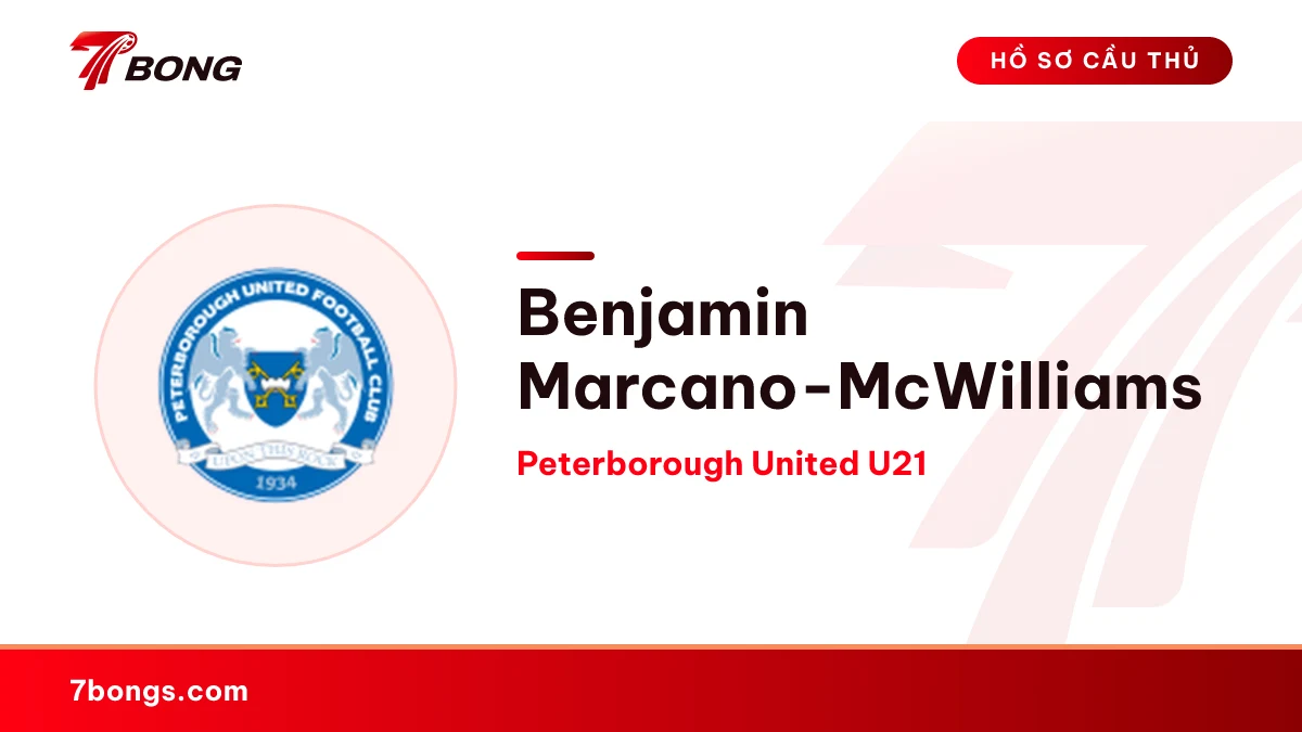 Benjamin Marcano-McWilliams — Peterborough United U21