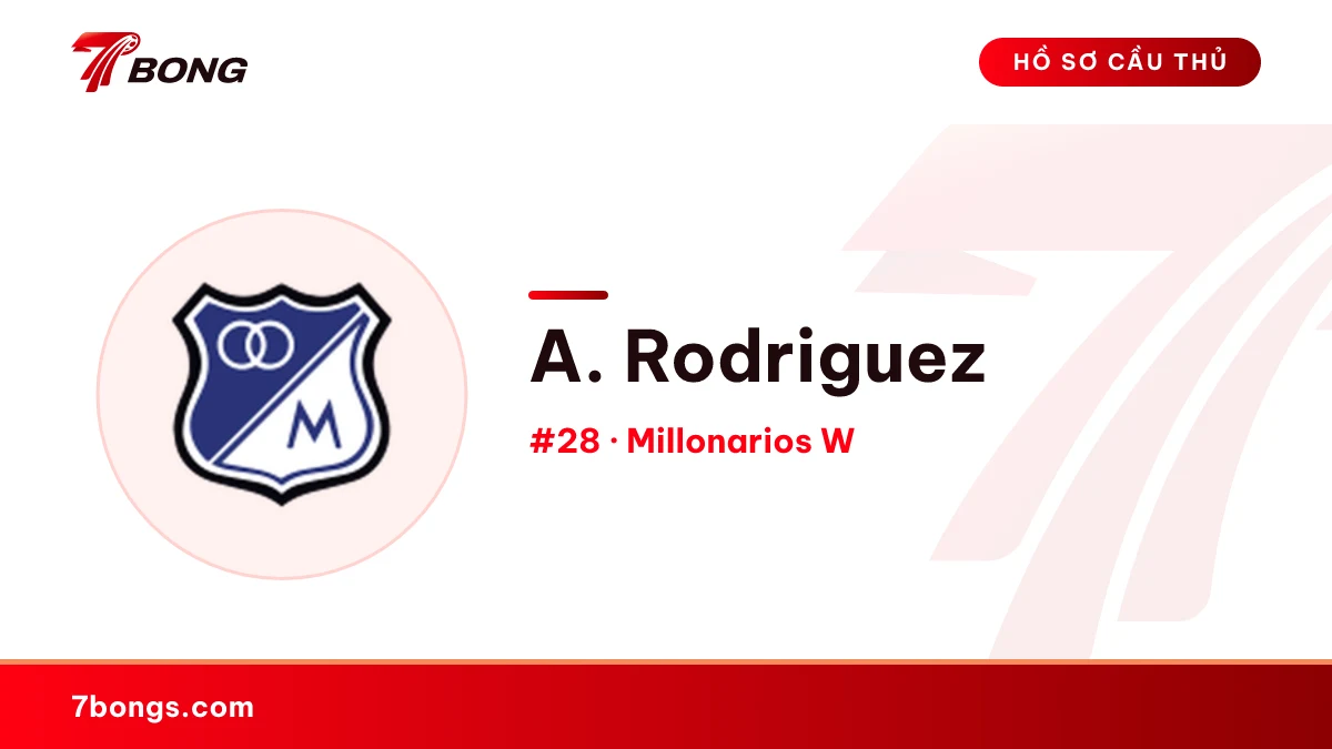 A. Rodriguez — Millonarios W