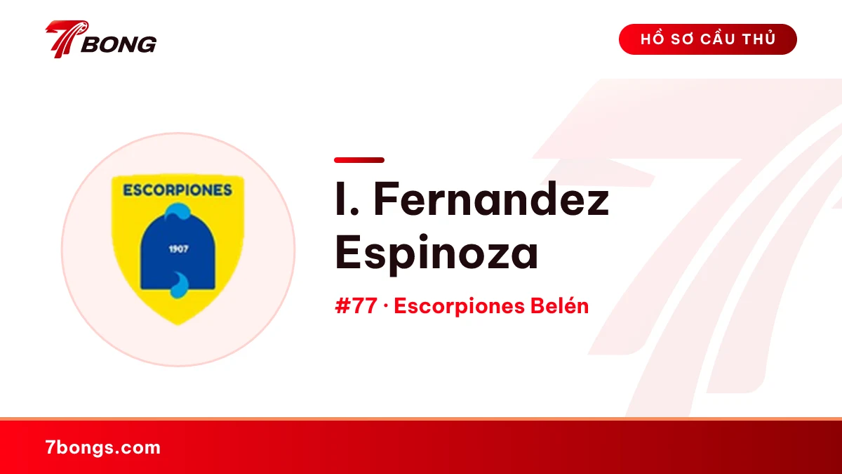 I. Fernandez Espinoza — Escorpiones Belén