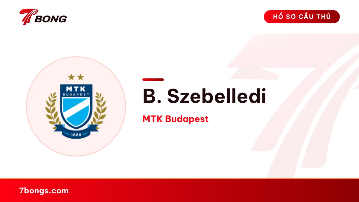 B. Szebelledi — MTK Budapest