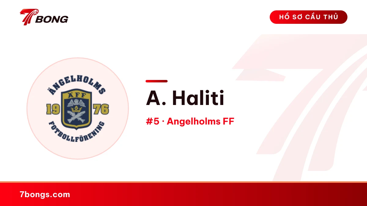 A. Haliti — Angelholms FF