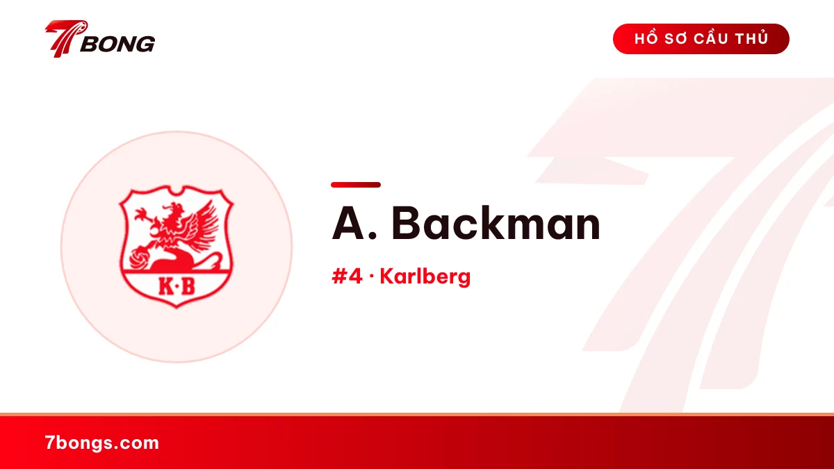 A. Backman — Karlberg