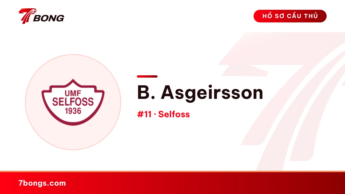 B. Asgeirsson — Selfoss