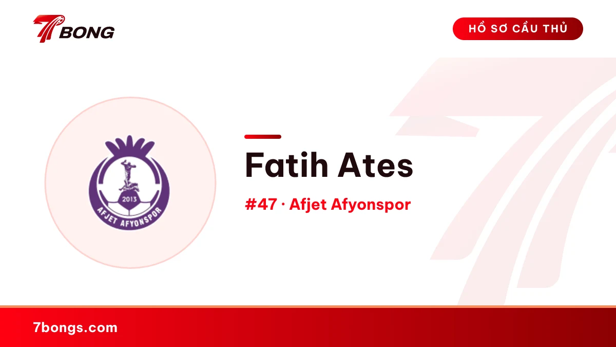 Fatih Ates — Afjet Afyonspor