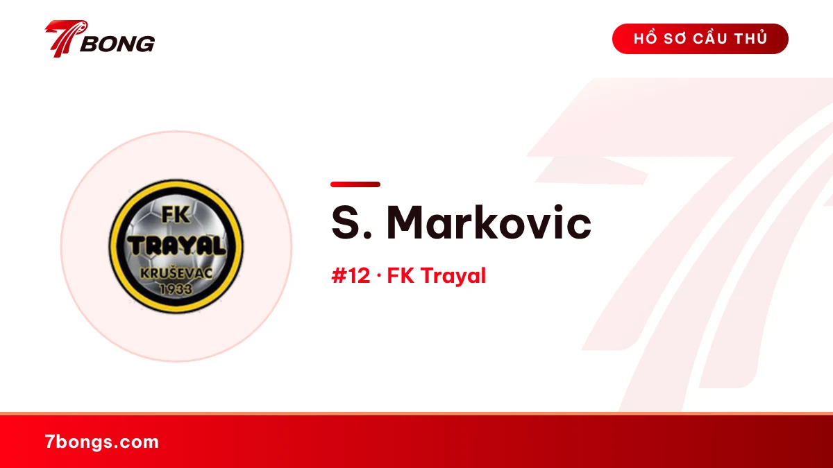 S. Markovic — FK Trayal