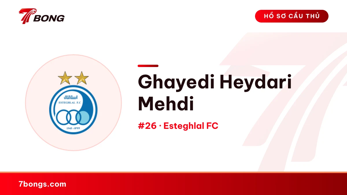 Ghayedi Heydari Mehdi — Esteghlal FC