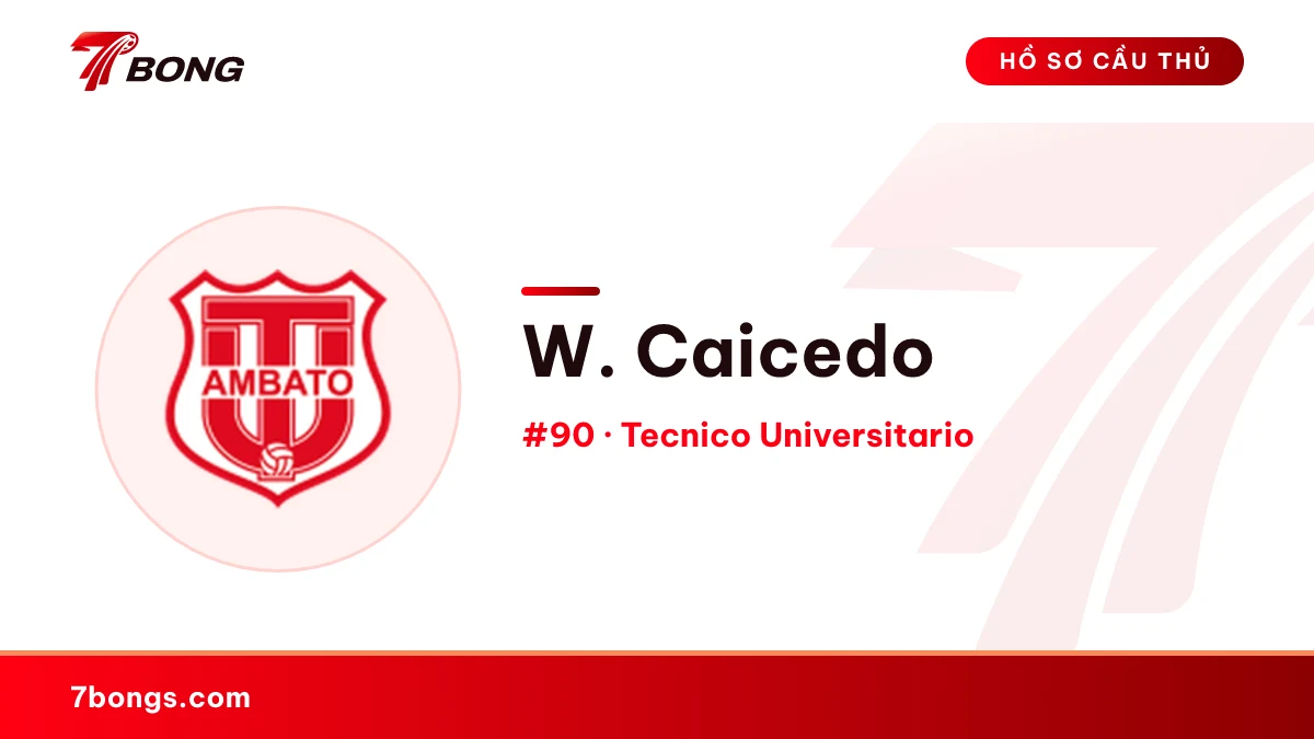 W. Caicedo — Tecnico Universitario