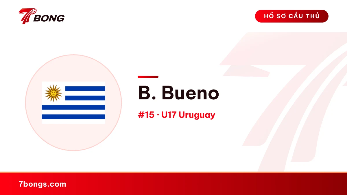 B. Bueno — U17 Uruguay
