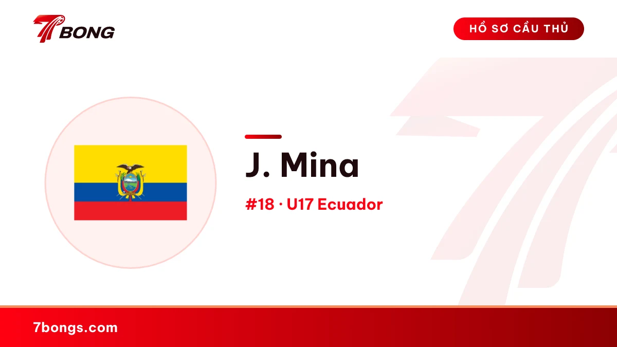 J. Mina — U17 Ecuador