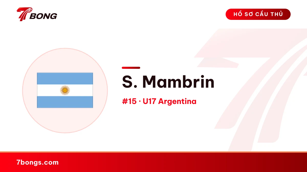 S. Mambrin — U17 Argentina