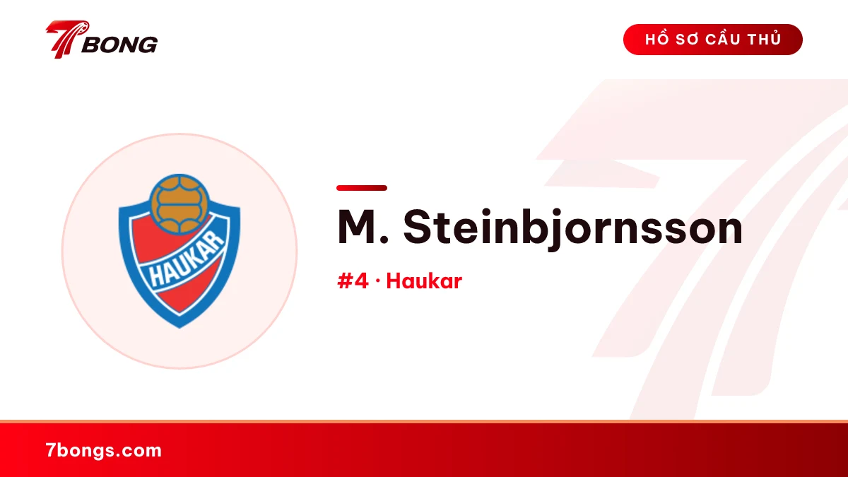M. Steinbjornsson — Haukar