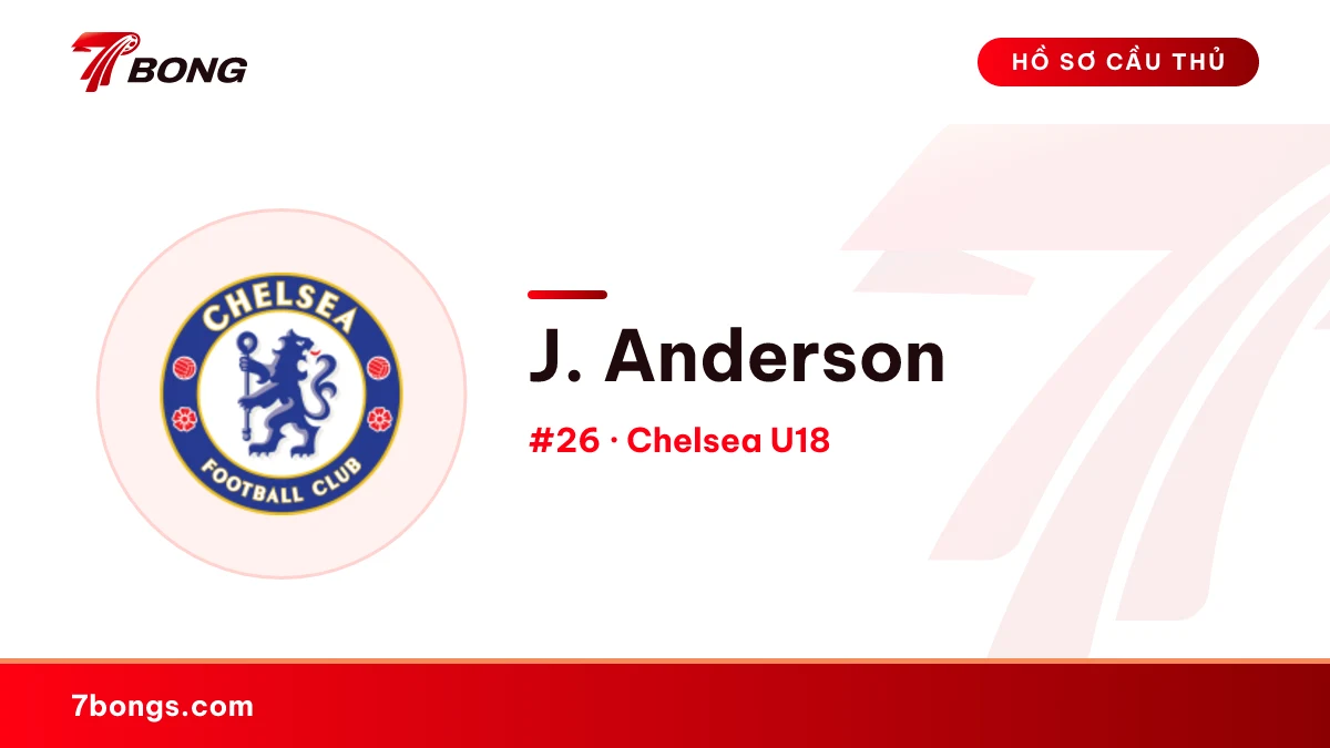 J. Anderson — Chelsea U18