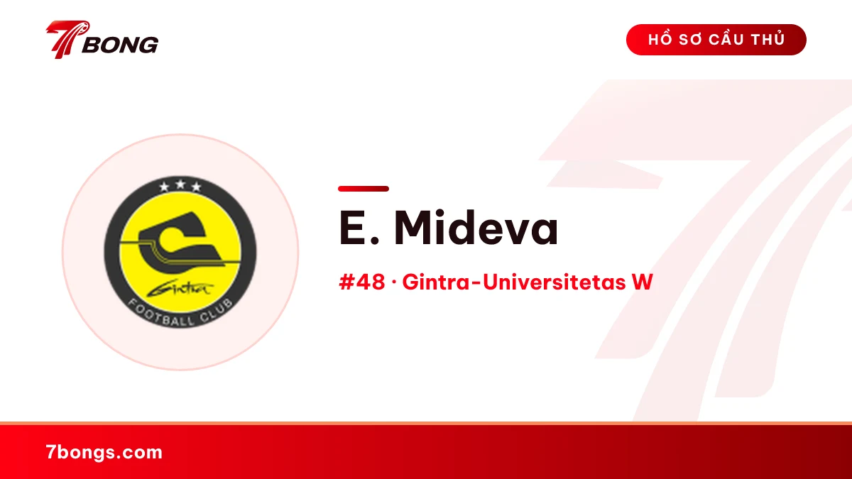E. Mideva — Gintra-Universitetas W