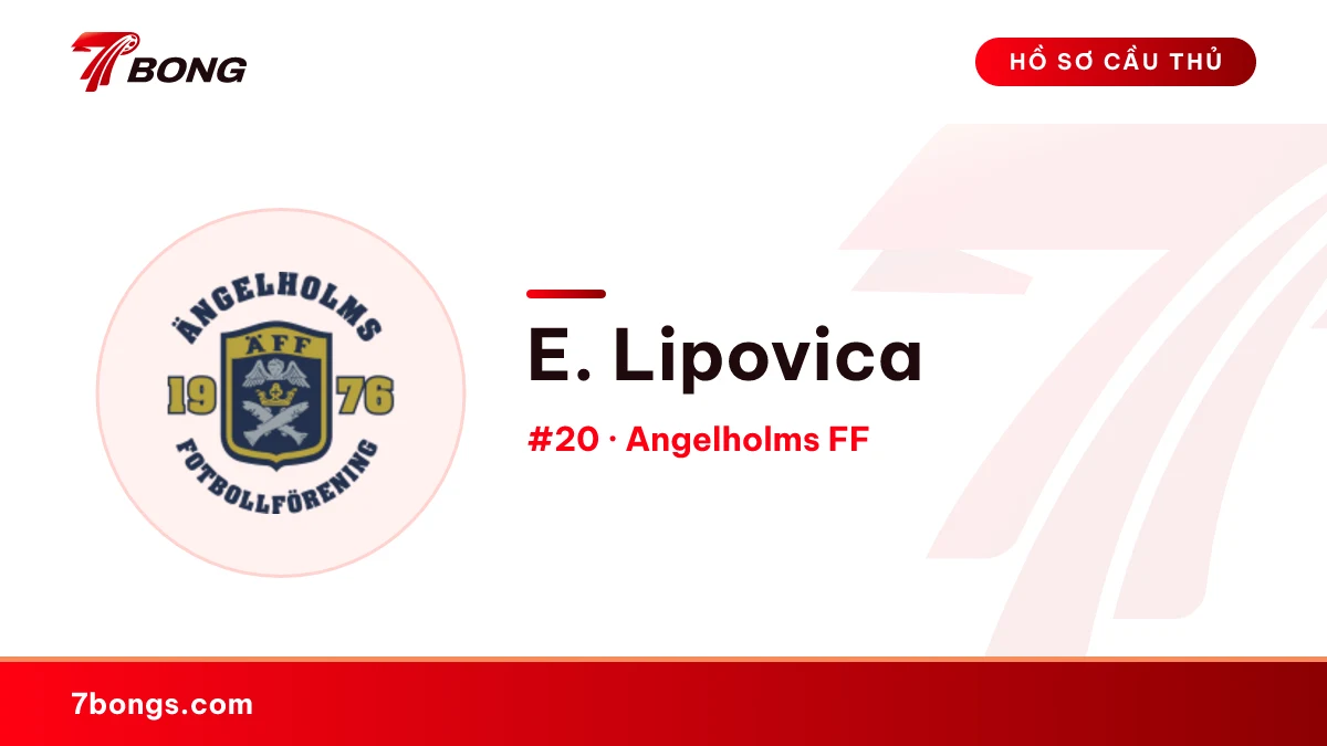 E. Lipovica — Angelholms FF