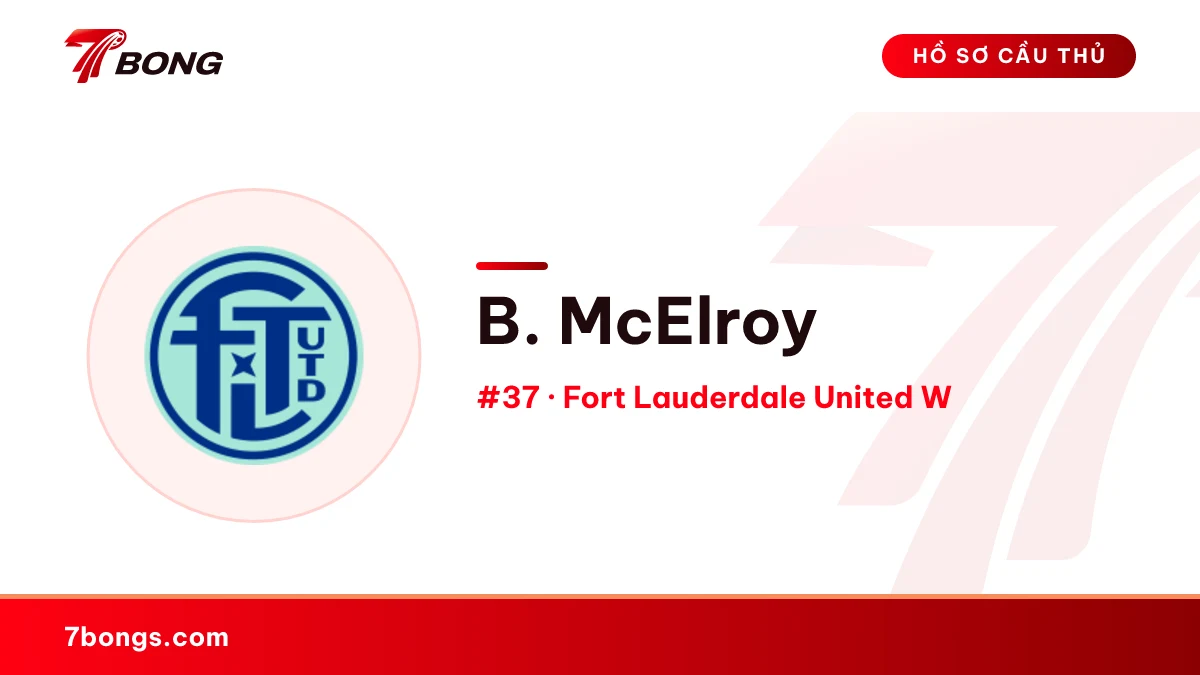B. McElroy — Fort Lauderdale United W