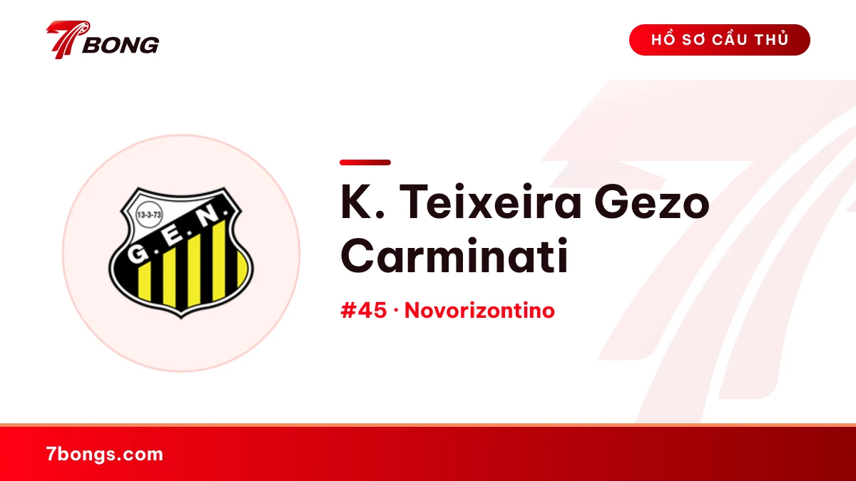 K. Teixeira Gezo Carminati — Novorizontino