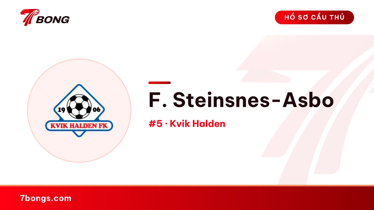 F. Steinsnes-Asbo — Kvik Halden