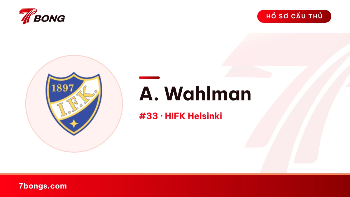 A. Wahlman — HIFK Helsinki