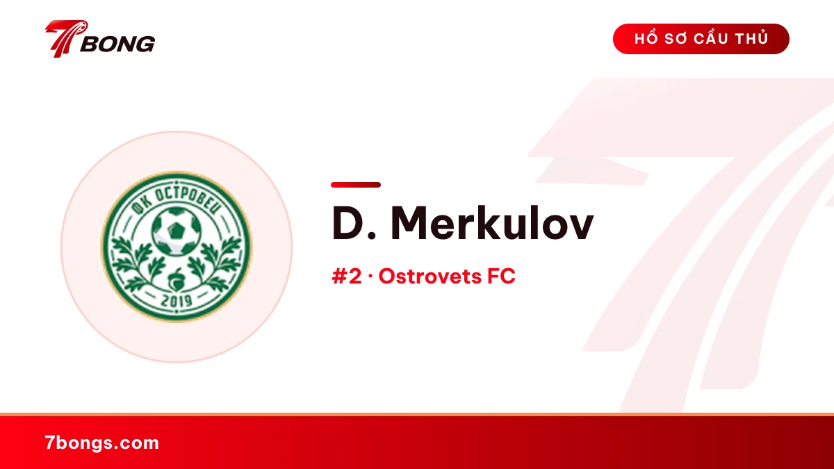 D. Merkulov — Ostrovets FC