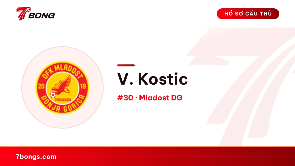 V. Kostic — Mladost DG
