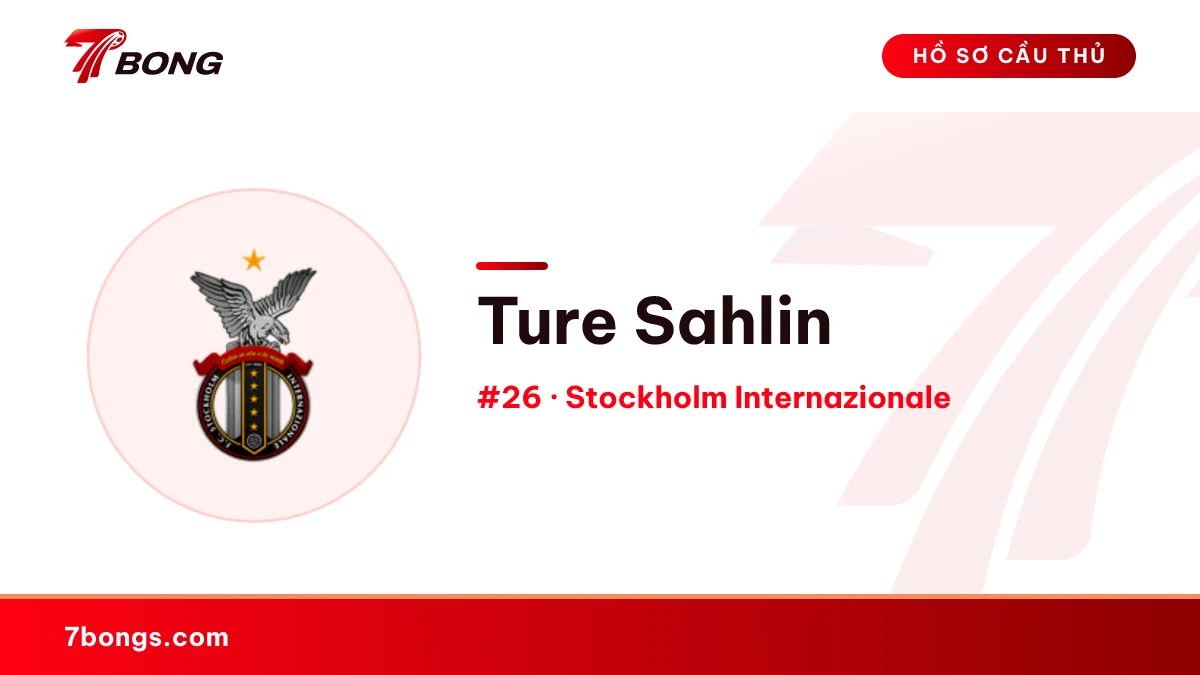 Ture Sahlin — Stockholm Internazionale