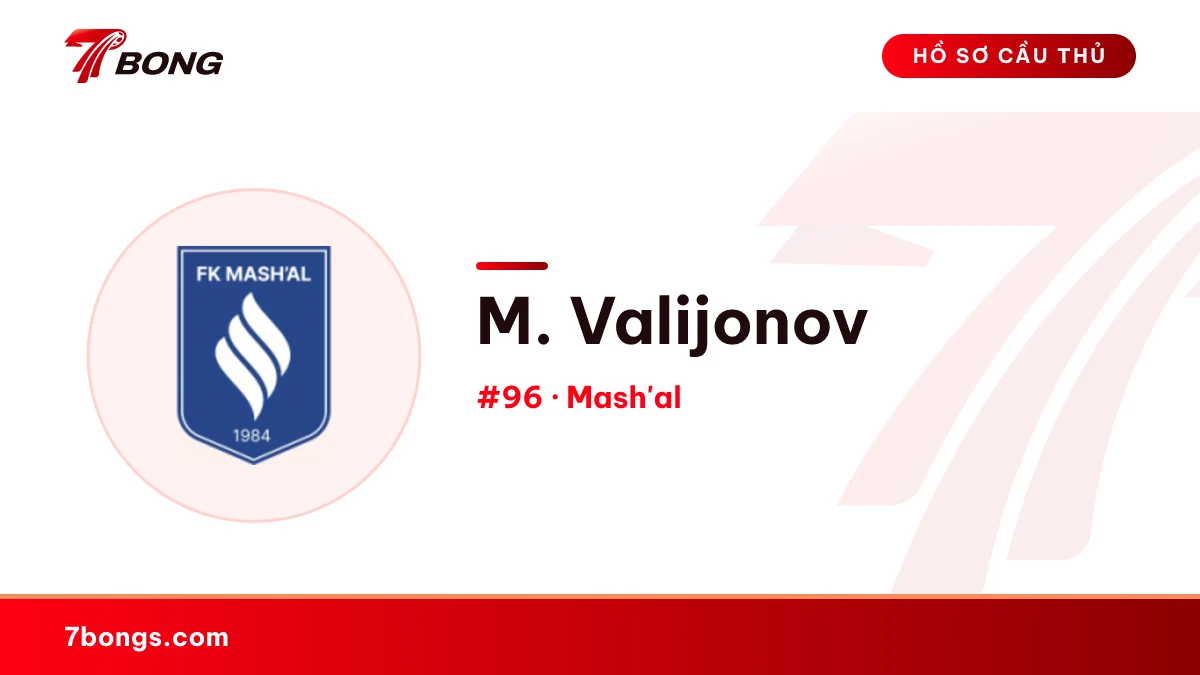 M. Valijonov — Mash'al