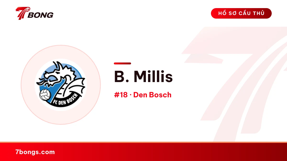 B. Millis — Den Bosch