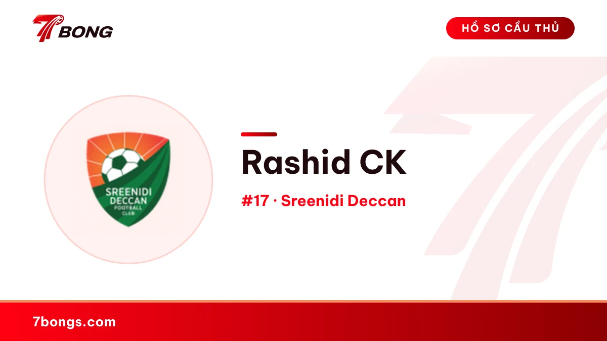 Rashid CK — Sreenidi Deccan