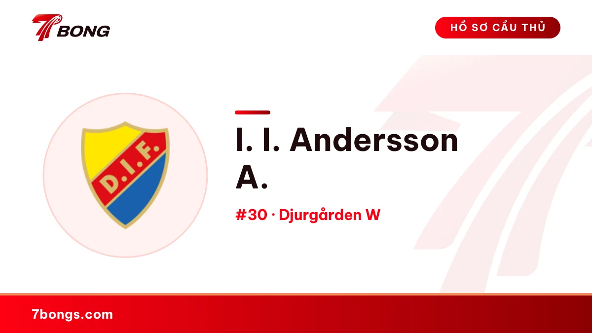 I. I. Andersson A. — Djurgården W