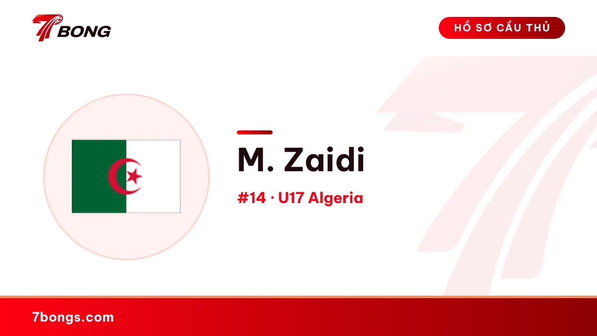M. Zaidi — U17 Algeria