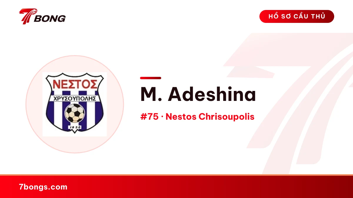 M. Adeshina — Nestos Chrisoupolis