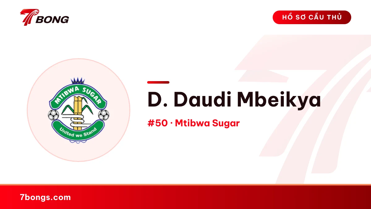 D. Daudi Mbeikya — Mtibwa Sugar