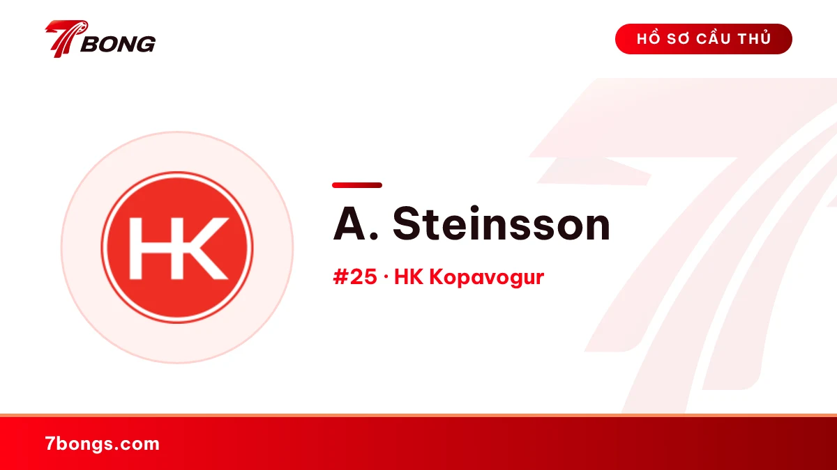 A. Steinsson — HK Kopavogur