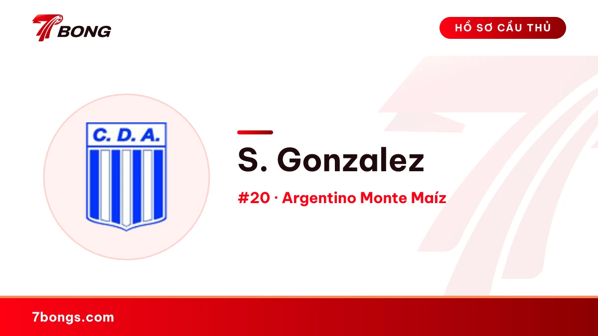 S. Gonzalez — Argentino Monte Maíz