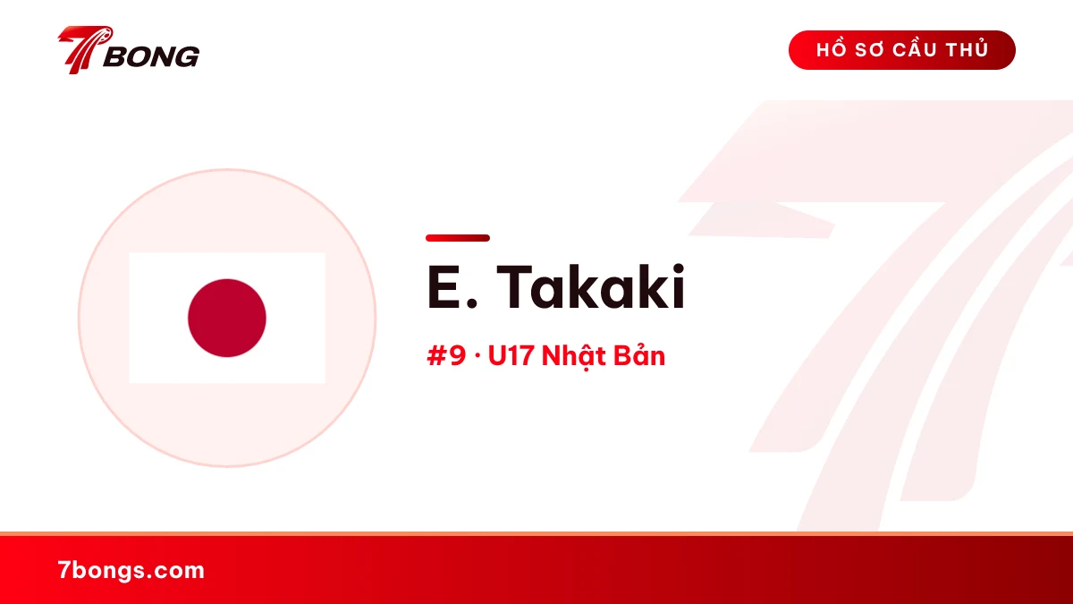 E. Takaki — U17 Nhật Bản