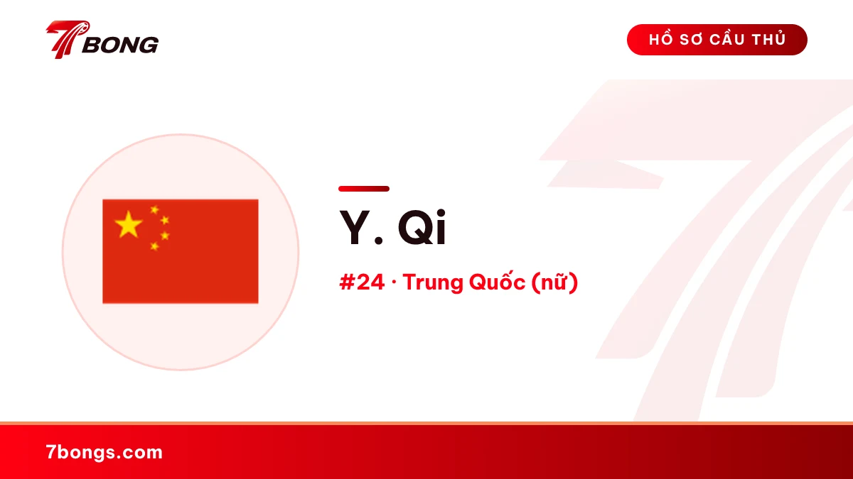 Y. Qi — Trung Quốc (nữ)