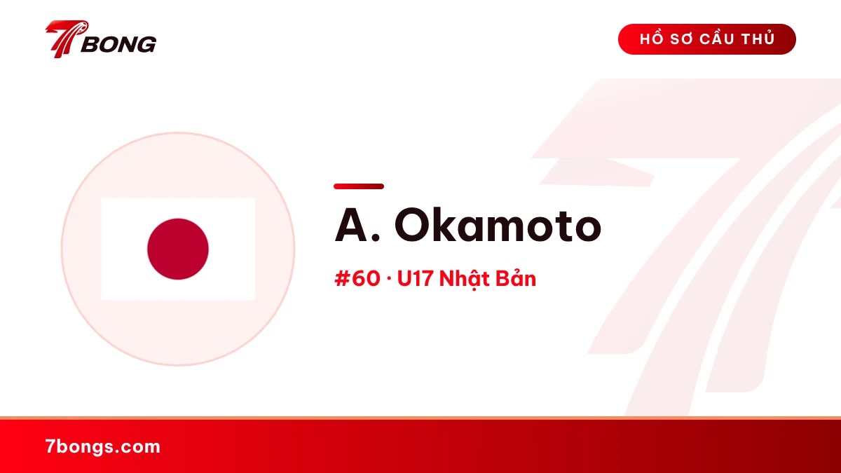 A. Okamoto — U17 Nhật Bản