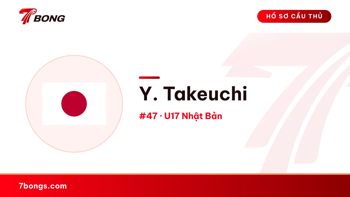 Y. Takeuchi — U17 Nhật Bản