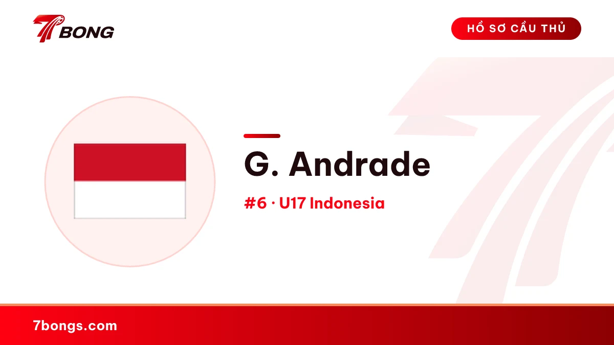 G. Andrade — U17 Indonesia