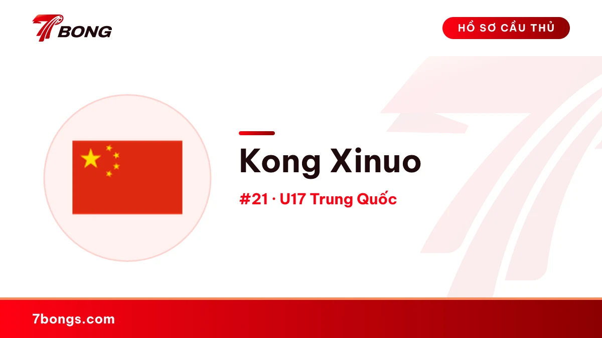 Kong Xinuo — U17 Trung Quốc
